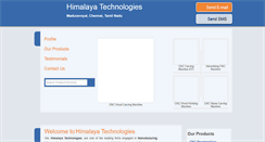 Desktop Screenshot of himalayatechnologies.co.in